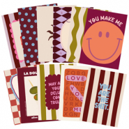 BY31&reg; Cartes &agrave; bijoux assorties Multicolore