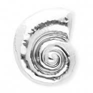 Broches accroche-regard en acier inox escargot Argenté