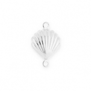 Appr&ecirc;ts en acier Inox connecteur coquille Argent&eacute;
