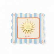 BY31&reg; Breloques en laiton Eco-brass soleil Dolce vita"" Dor&eacute;
