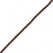 Perles &agrave; facettes 3x2mm disque Heishi Gris lavande fonc&eacute;