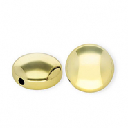 Perles acryliques rondelle Doré