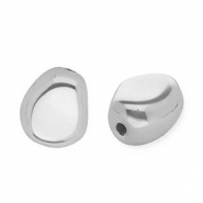 Perles acryliques nugget Argenté