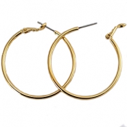 Appr&ecirc;ts en m&eacute;tal DQ cr&eacute;oles 30mm Dor&eacute;