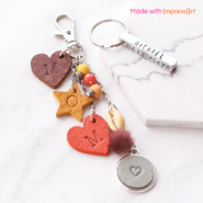 Sets d'inspiration Porte-clés avec ImpressArt et pendentifs en cuir DQ !