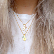 Sets d'inspiration Bijoux personnels avec breloques alphabet en acier inoxydable