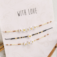 Sets d'inspiration Alerte tendance : Bracelets Miyuki avec perles lettres
