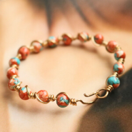 Sets d'inspiration Inspiration ! Bijoux avec des perles en pierre naturelle jade et de l’Artistic Wire