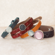 Sets d'inspiration Trouvez l’inspiration ! Bracelets et porte-clés Cuoio aux couleurs de l’hiver
