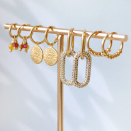 Sets d'inspiration Inspiration de boucles d’oreilles avec des boucles d’oreilles créoles en acier inox