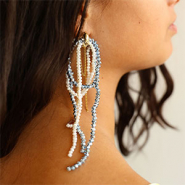 Nouveau Perles à facettes au look métallique