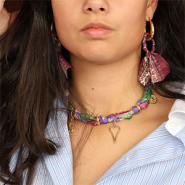 Sets d'inspiration Créez des bijoux uniques avec du ruban en sari de soie et des poussoirs en métal DQ