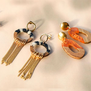 Nouveau Nouveaux pendentifs en bois avec résine