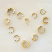 Nouveau Ear cuffs en acier inoxydable