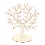 Pr&eacute;sentoir bijoux en bois arbre Naturel (couleur naturelle du bois)