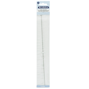 Beadalon Elastic Cord Needle Stainless Steel 27cm/&Oslash;0.78mm Argent&eacute;