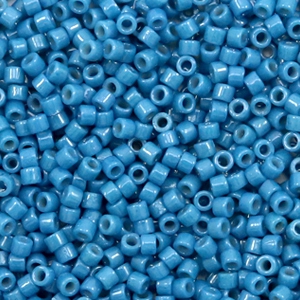 Perles Miyuki delicas 11/0 Duracoat opaque dyed juniper berry blue DB-2135