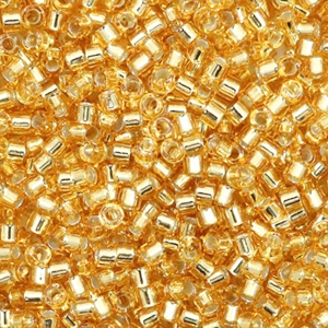 Perles Miyuki delicas 11/0 Silverlined gold DB-42