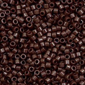 Perles Miyuki delicas 11/0 Opaque chocolate brown DB-734
