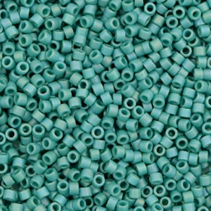 Perles Miyuki delicas 11/0 Duracoat opaque dyed eucalyptus DB-2131