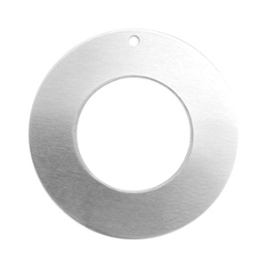 ImpressArt supports &agrave; graver anneau 25mm Alk&egrave;me Argent&eacute;