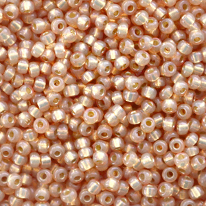Perles de rocailles Miyuki 11/0 Duracoat silverlined dyed topaz gold 11-4243