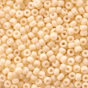 Perles de rocailles Miyuki 11/0 Opaque pear yellow 11-493