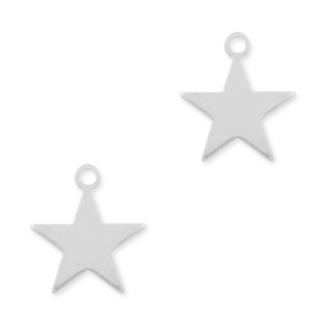 Argent 925 breloques &eacute;toile Argent