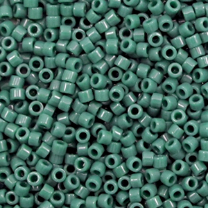 Perles Miyuki d&eacute;licas 11/0 Duracoat opaque dyed forest green DB-2358