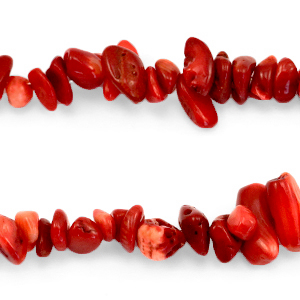 Perles Chips Rouge Siam