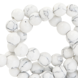 Pierres naturelles 4mm Blanc cass&eacute;
