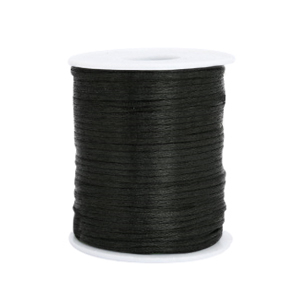 Cordon satin 1.5mm Noir