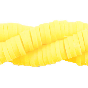 Perles Katsuki Heishi 6mm Jaune soleil