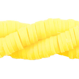 Perles Katsuki Heishi 4mm Jaune soleil