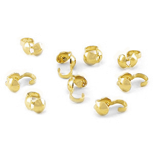 Appr&ecirc;ts en acier inox calottes 3.5mm Dor&eacute;