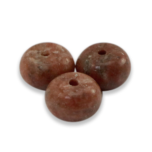 Pierres naturelles Granit rondelles 8x5mm Rouge bourgogne