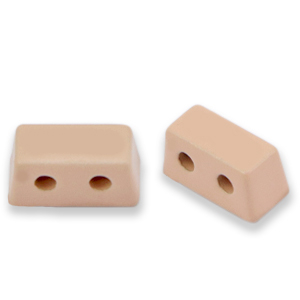 Perles tile rectangle Rose dusty
