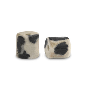 Pierres naturelles Jaspe Dalmatien disc 2x2mm Greige