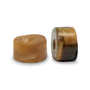 Pierres naturelle &OElig;il de tigre disc 4x2mm Marron topaze