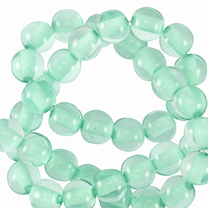 Perles Polaris rond 8mm Cristallo Vert Arlington