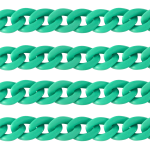 Cha&icirc;ne acrylique 18mm mat Vert cabane