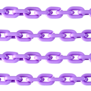 Cha&icirc;ne acrylique 15mm mat Violet p&eacute;tale