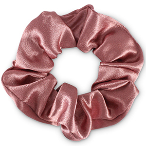 Chouchous pour cheveux soyeux Rose rococo