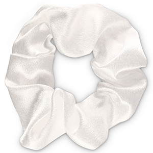 Chouchous pour cheveux soyeux Blanc cass&eacute;