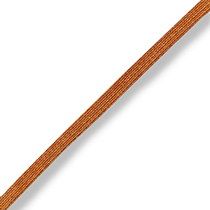 Ruban &eacute;lastique Ibiza Dor&eacute; maya orange m&eacute;tallique