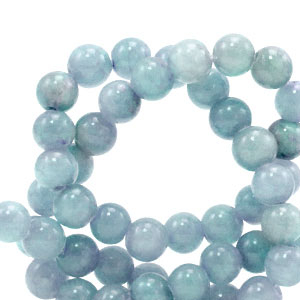 Pierres naturelles 6mm Bleu glacier transparent