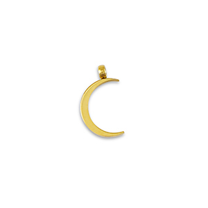 Breloques en acier Inox La Luna Dor&eacute;