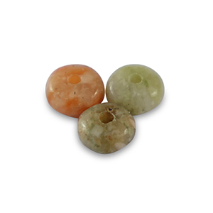Pierres naturelles Jaspe rondelles 4mm Multicolore marron