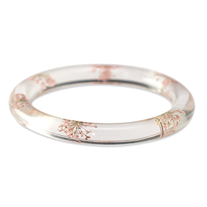 Bracelets tendance avec fleurs s&eacute;ch&eacute;es Rose clair