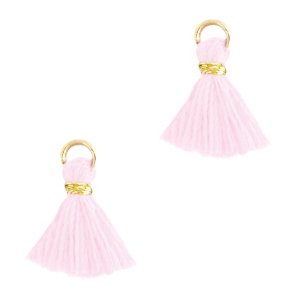 Pompons 1.2cm Dor&eacute;-rose country